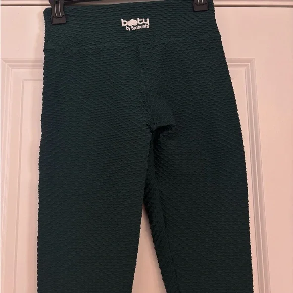 Booty by Brabants Dark Teal Textured Kids Leggings - Picture 4 of 9